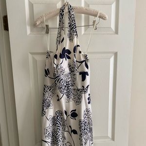 Beautiful, fully-lined halter dress. Perfect for a spring or summer wedding.